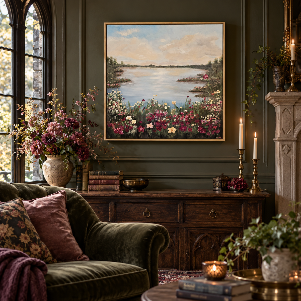 Wish You Were Here | Original Painting | Framed