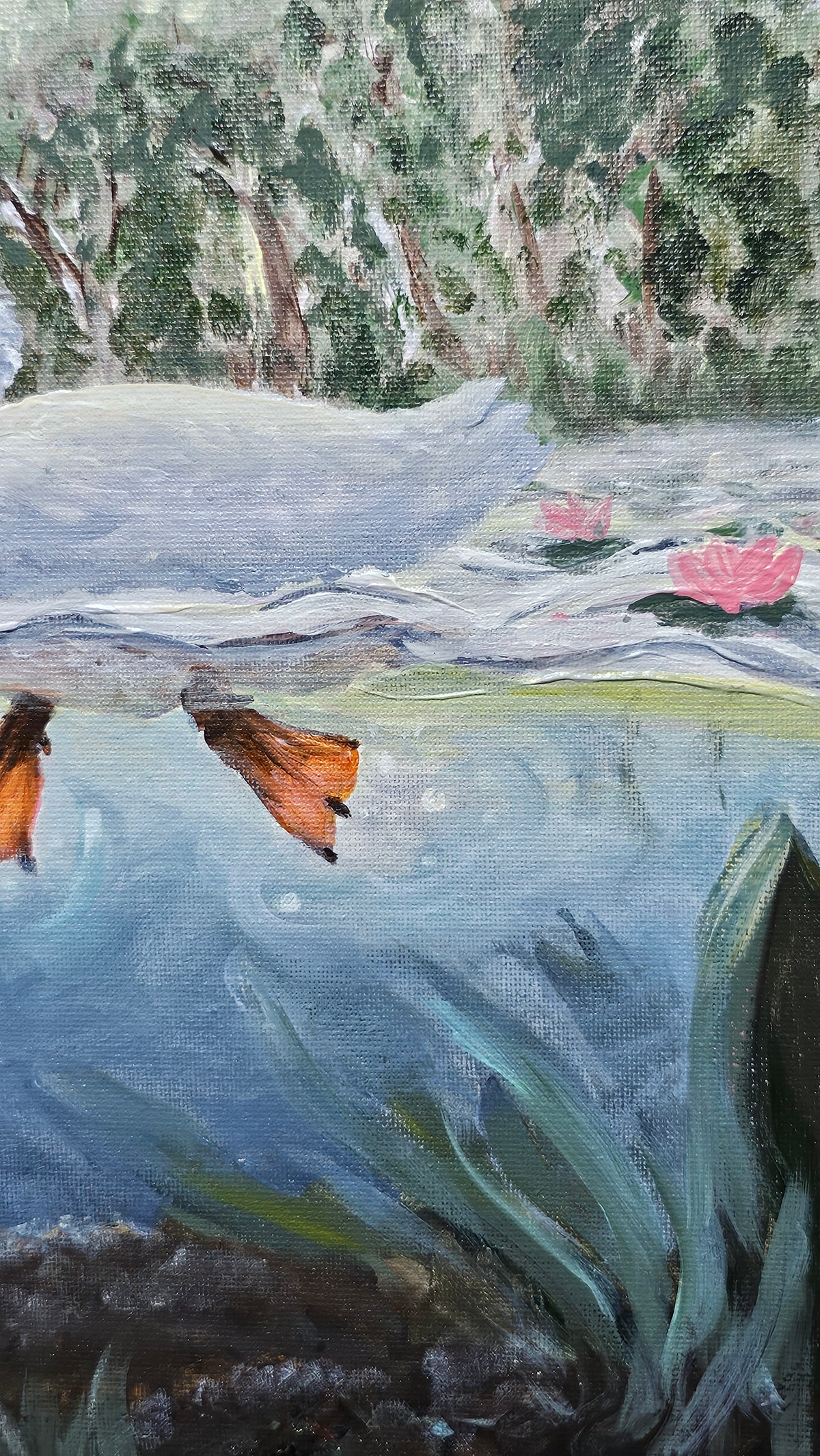 Making New Friends | Original Painting | Framed
