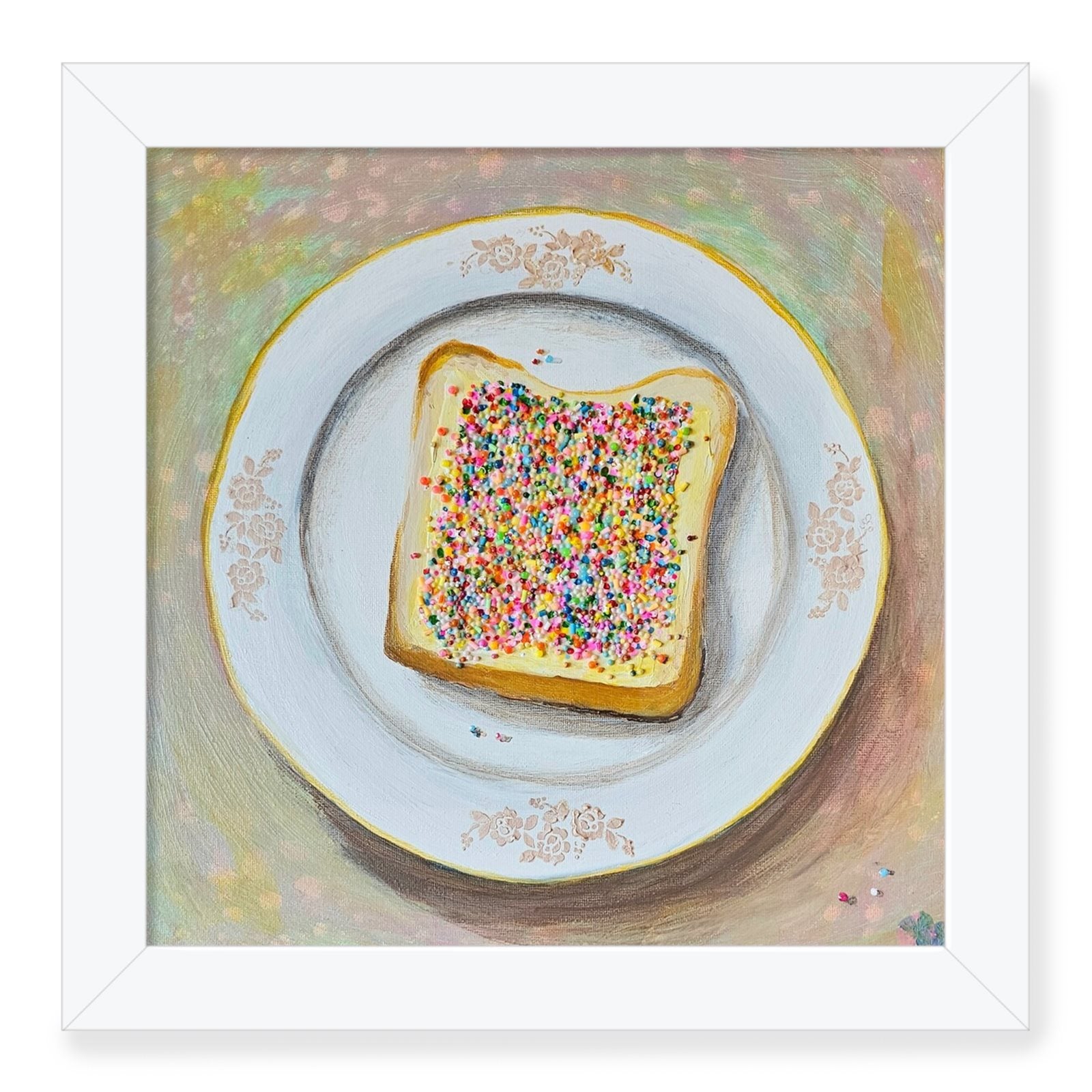 Framed Art Print | Fairy Bread for Breakfast