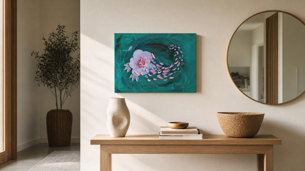 Petals in the Wind | Original Painting | 50cm by 40cm