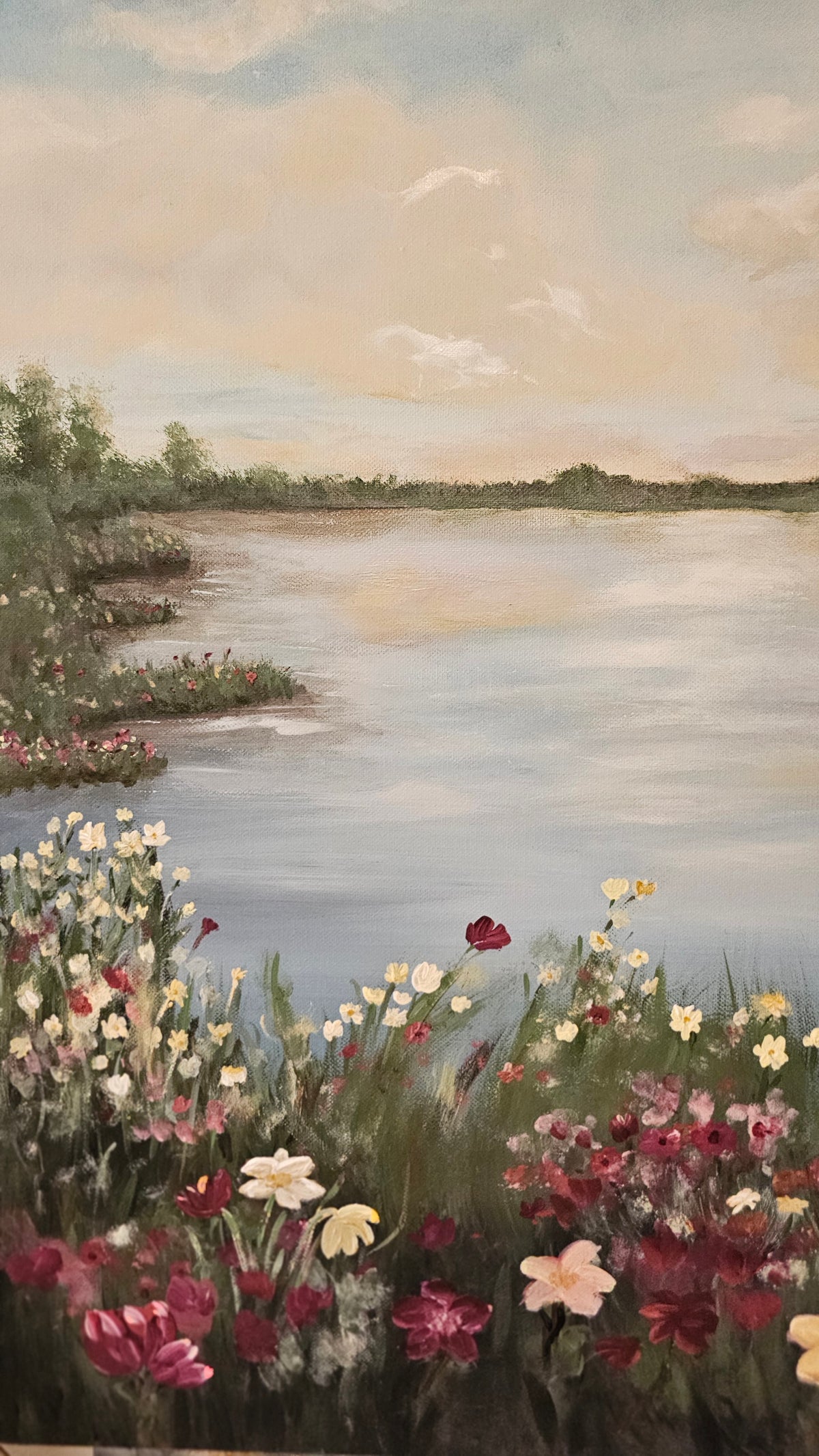 Wish You Were Here | Original Painting | Framed