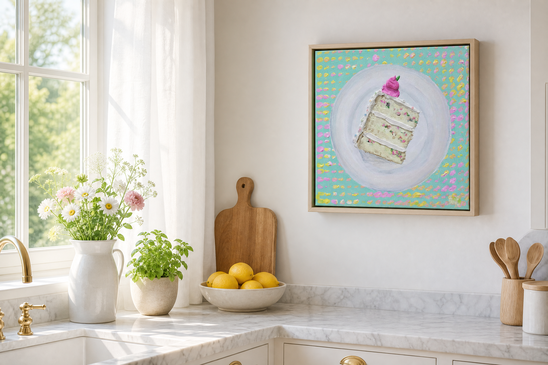 Seconds, Anyone? | Original Painting | Framed