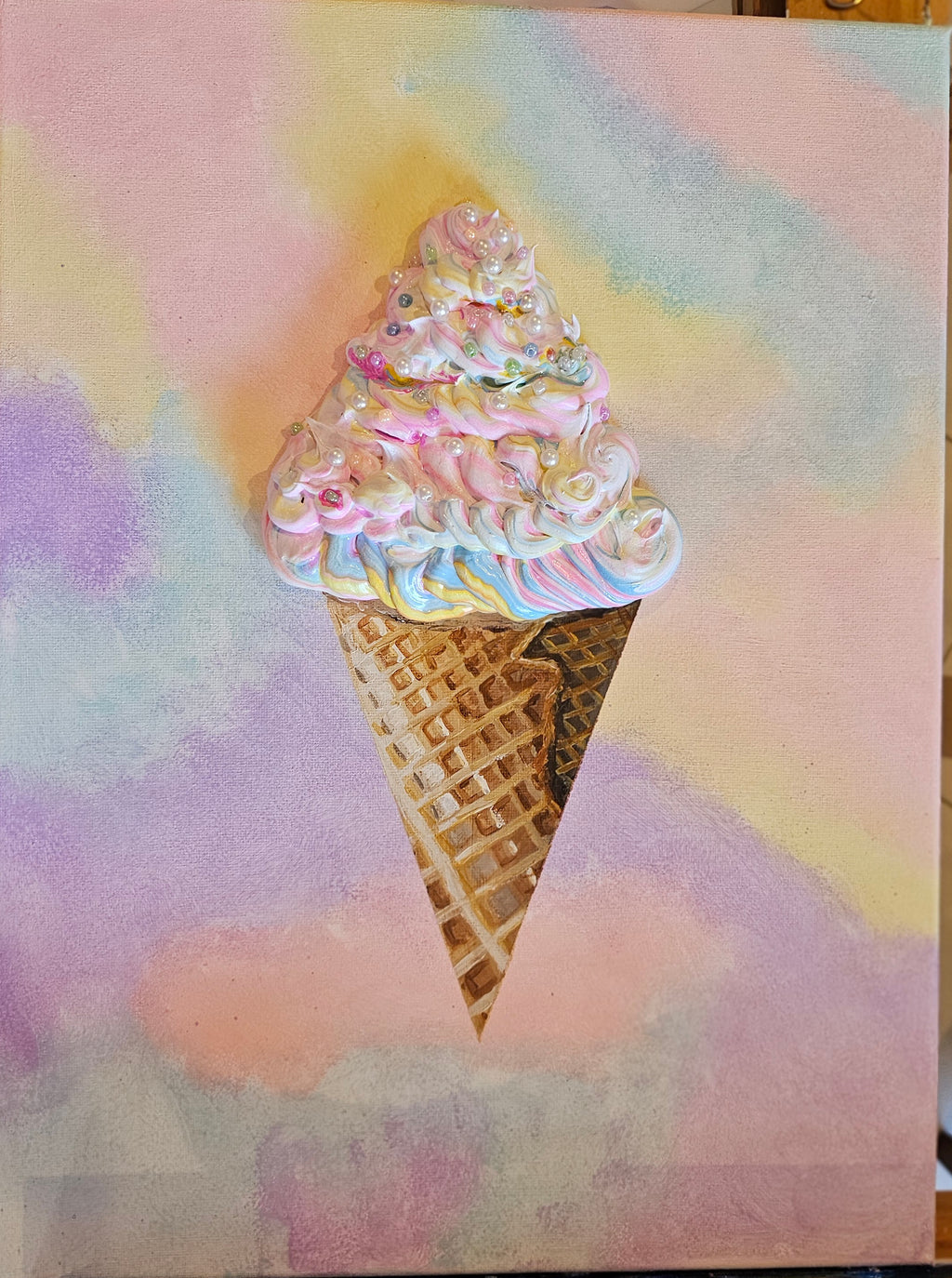 Sweet Daydreams | Original Painting | Framed