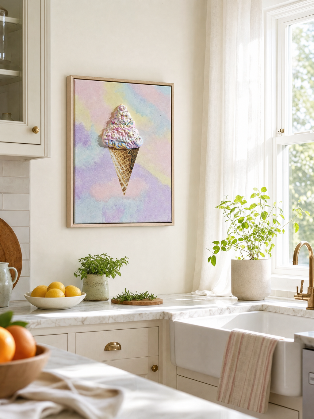 Sweet Daydreams | Original Painting | Framed