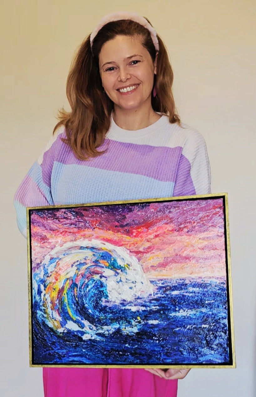 Sundance | Original Impasto Painting | 50cm by 40cm | Framed