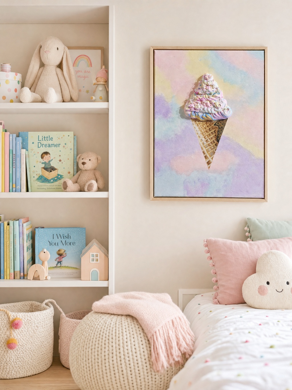 Sweet Daydreams | Original Painting | Framed