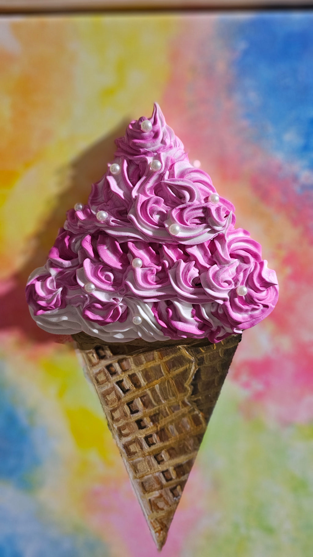 Pink Was Always My Favourite Flavour | Original Painting | Framed