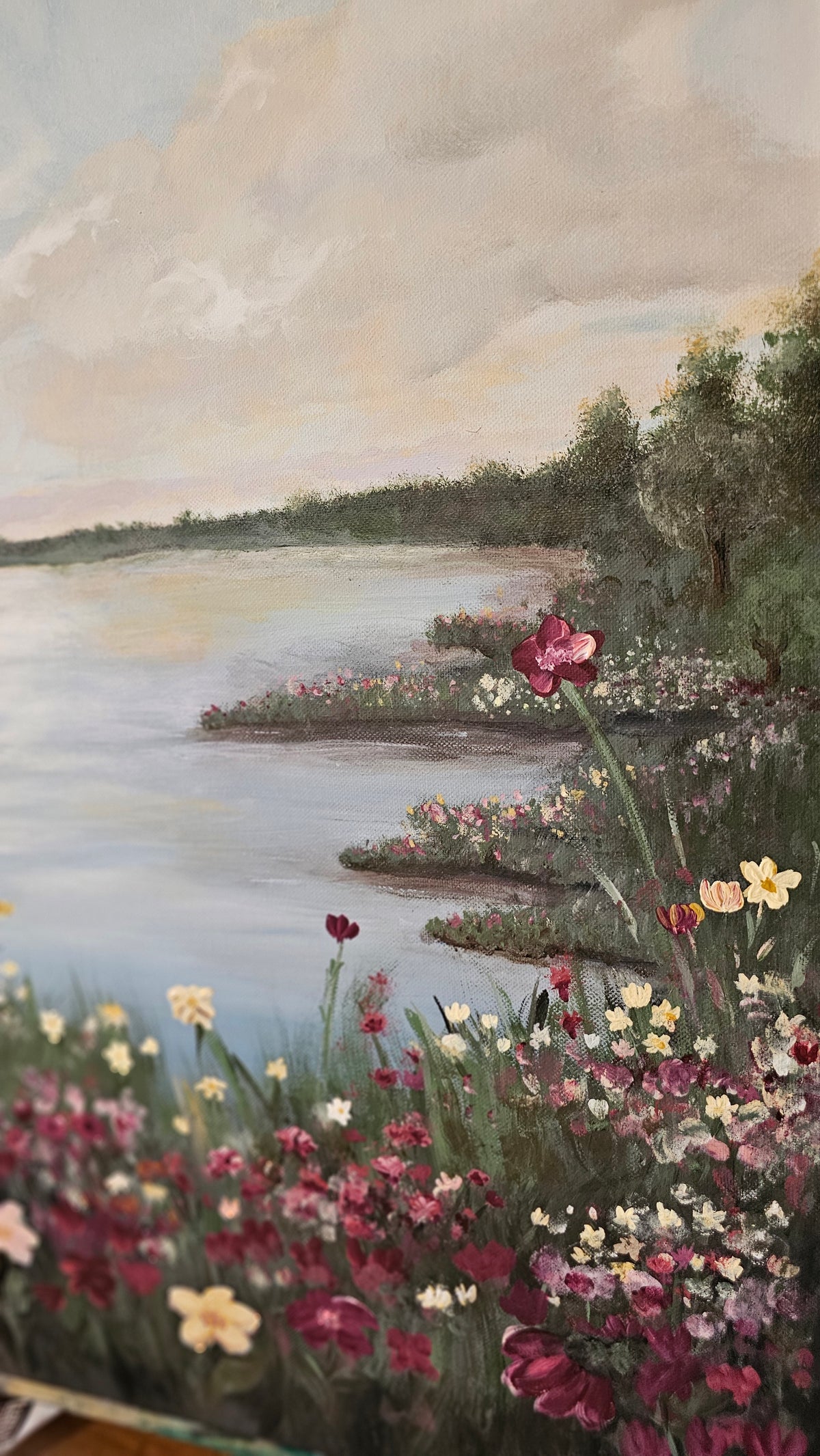 Wish You Were Here | Original Painting | Framed