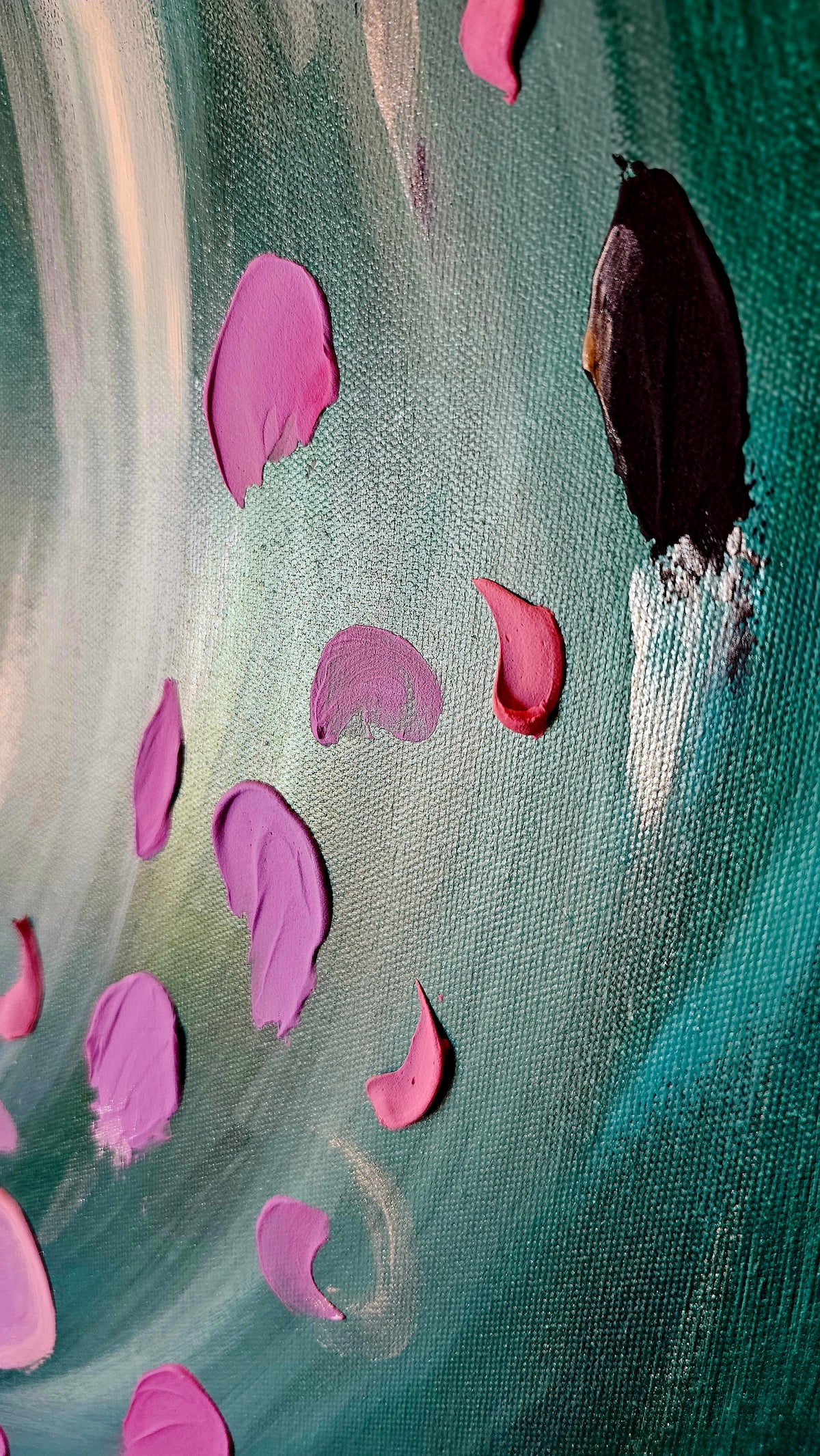 Tidal Bloom | Original Painting | Framed