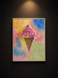Pink Was Always My Favourite Flavour | Original Painting | Framed