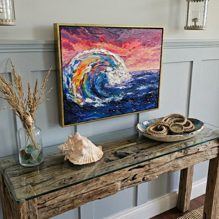 Sundance | Original Impasto Painting | 50cm by 40cm | Framed
