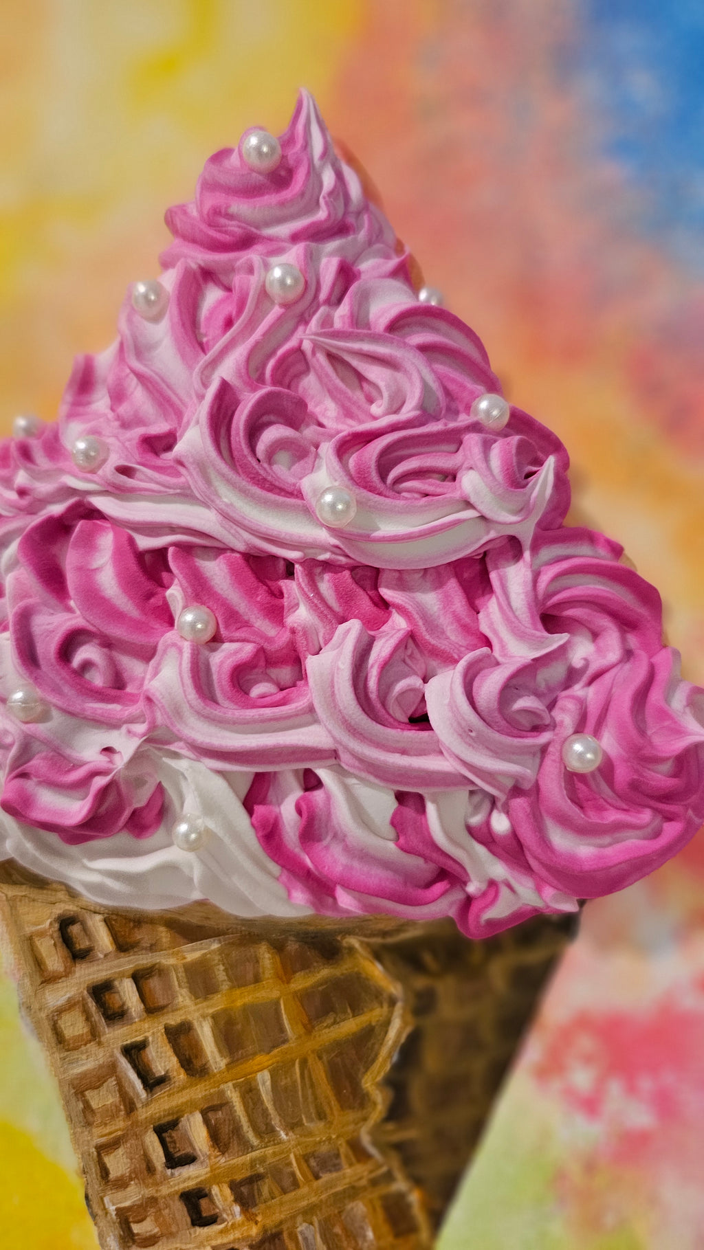 Pink Was Always My Favourite Flavour | Original Painting | Framed