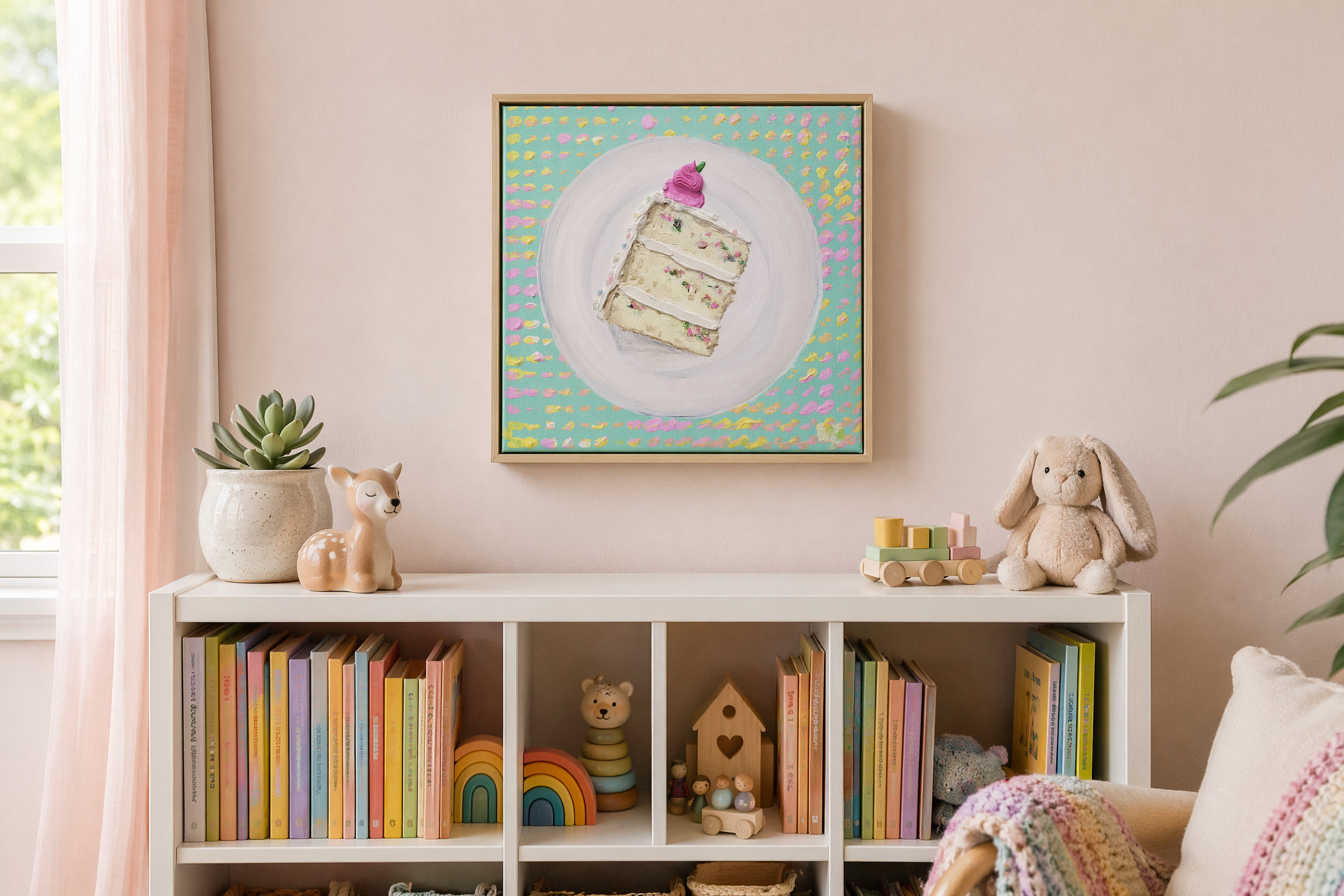 Seconds, Anyone? | Original Painting | Framed