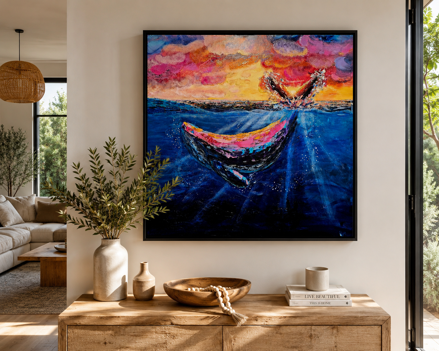 'Glow from Within' Framed Print
