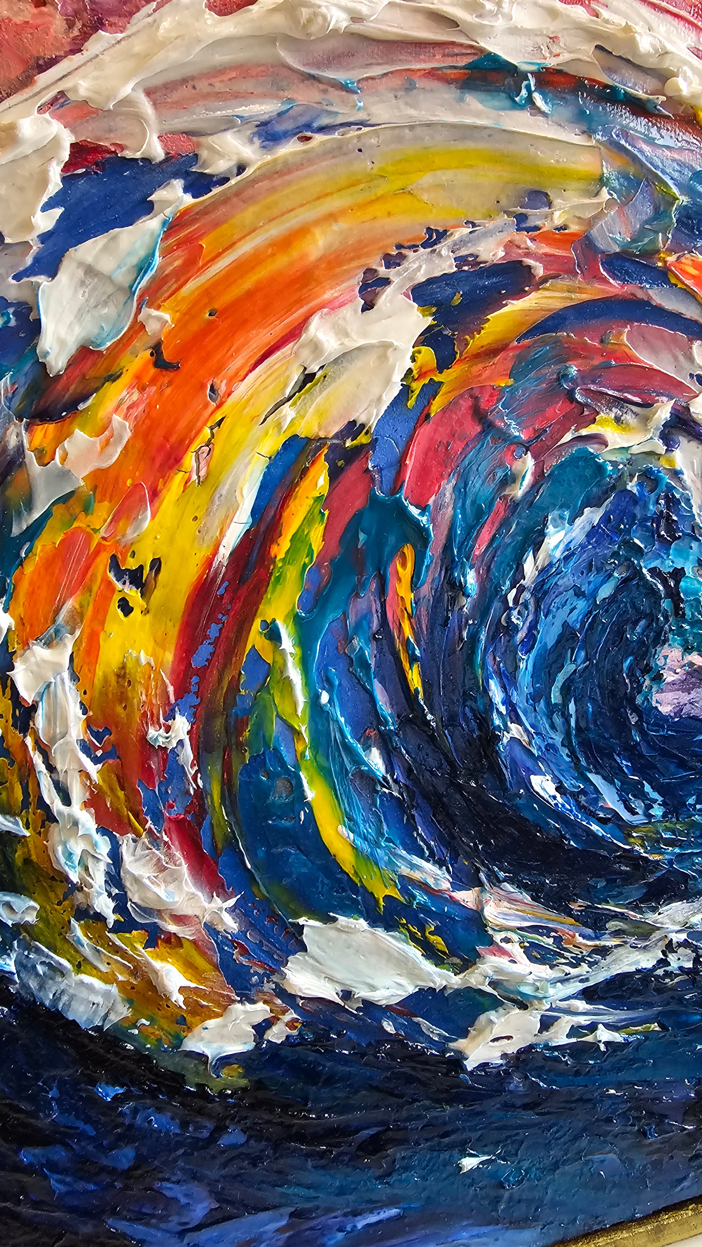 Sundance | Original Impasto Painting | 50cm by 40cm | Framed