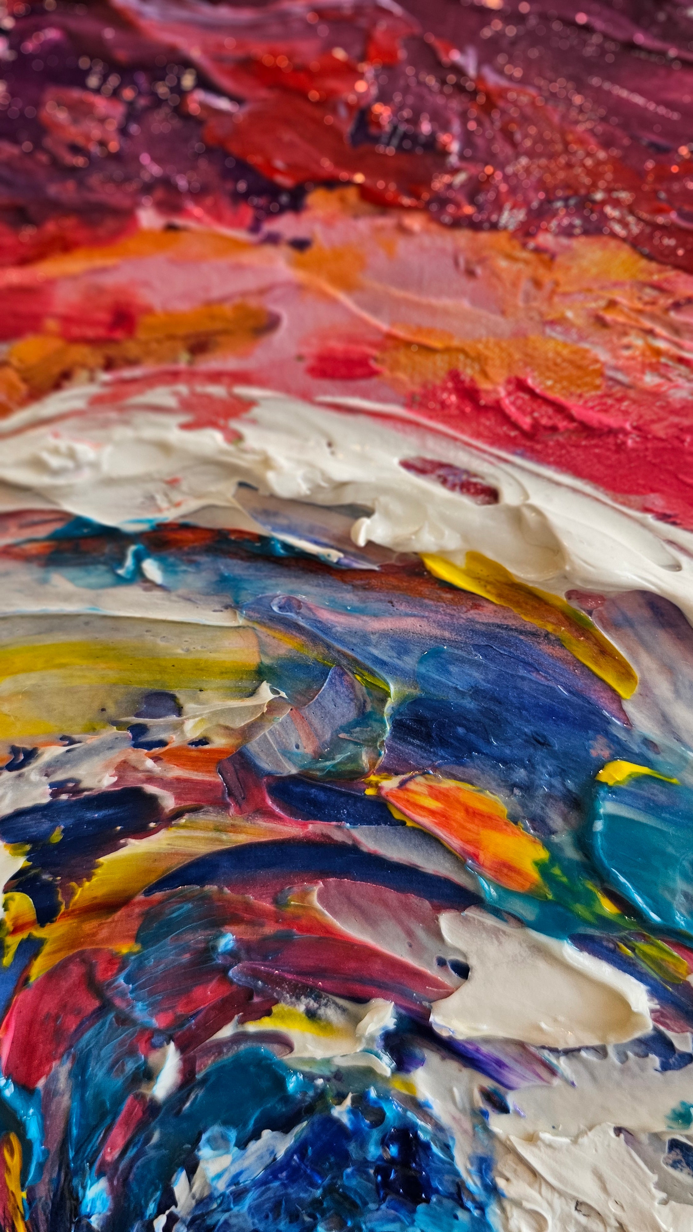 Sundance | Original Impasto Painting | 50cm by 40cm | Framed