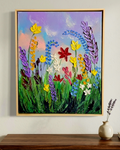 'Barefoot Until Dusk' | Original Impasto, 40x50cm | Framed