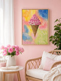 My Favourite Flavour was Always Pink| Original Painting | Framed