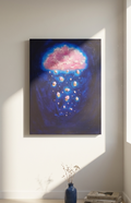 Cupcake Rain | Original Impasto Painting | 40cm by 50cm | Canvas